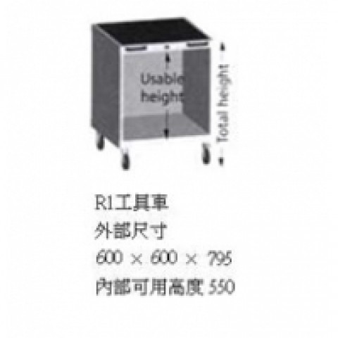 R1工具車外部尺寸